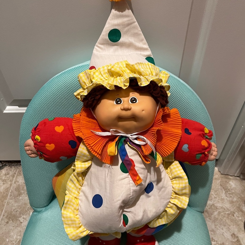 Vintage Style Multicolor Clown Dolls Plush Toy - Kids Toys